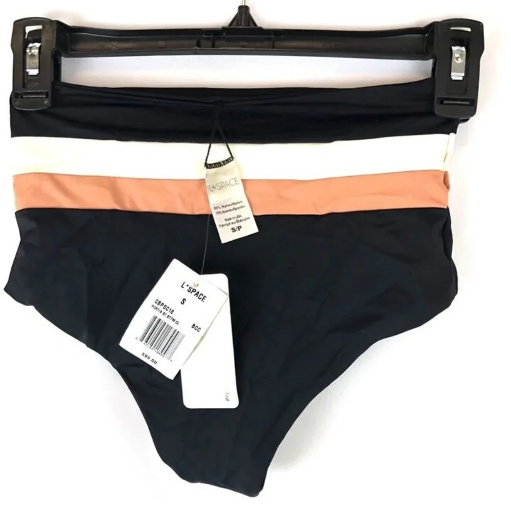 Lspace Womens Classic High Rise Swim Bottom Size Small